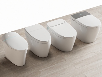 Smart toilet 3d model