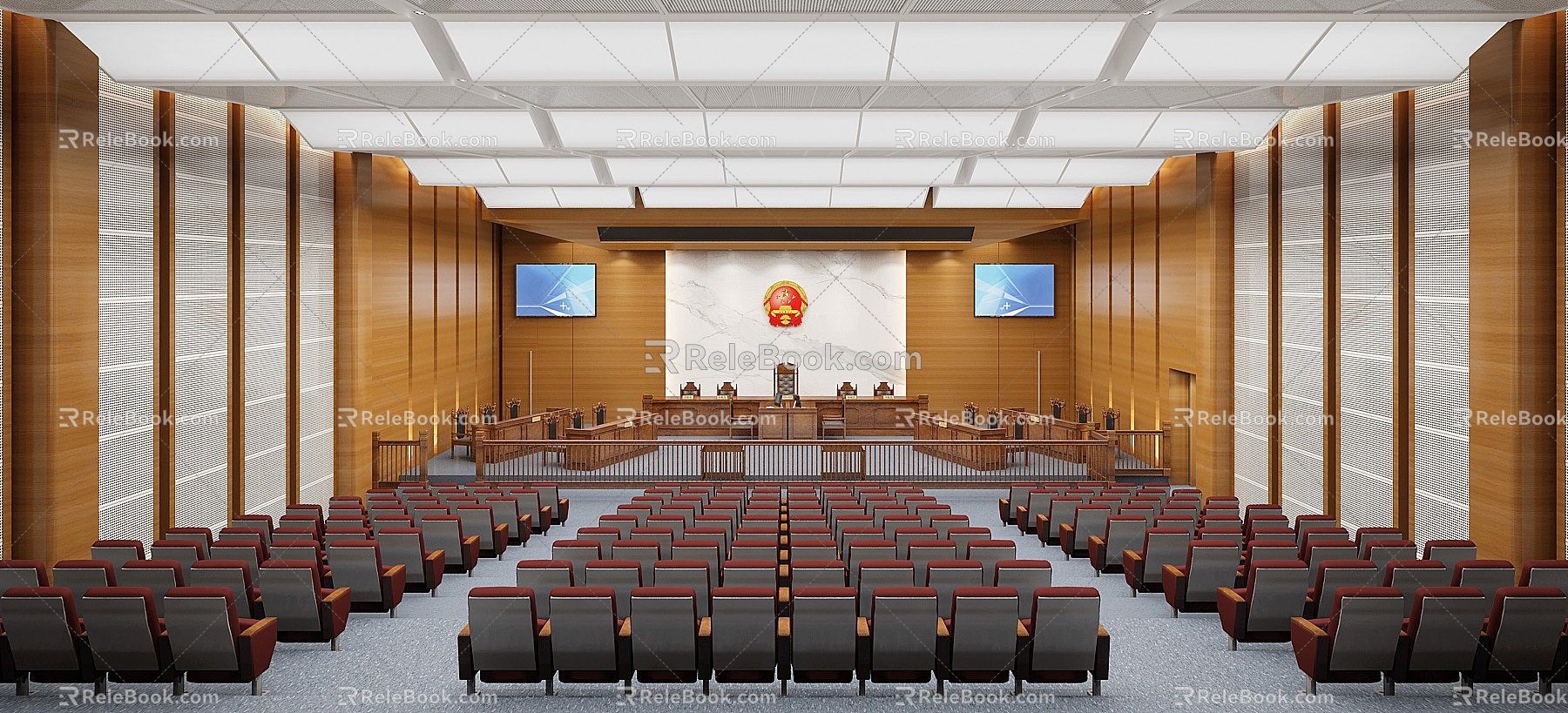 The Modern Court 3d model