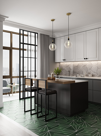 St. Petersburg Kitchen Modern Kitchen 3d model