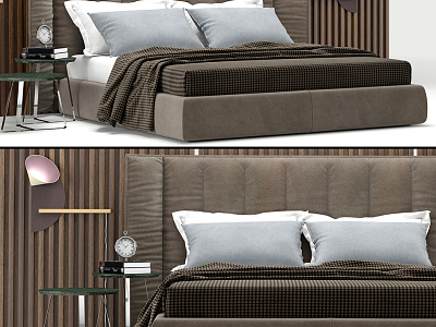 Background double bed model