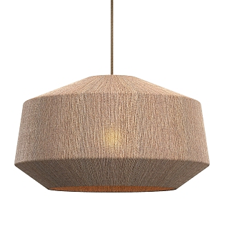 Rattan chandeliers 3d model