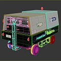 Kubota Diesel Generator Set With Mobile Trailer And Control Panel
