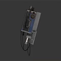 Two Black Electronic Equipment With Cables And Component Modules