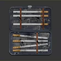 Cigarette Box Filter Cigarette Realistic 3d model