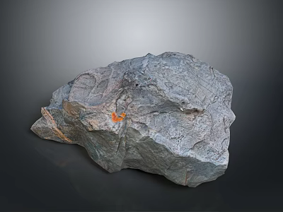 Realistic style dark meteorite meteorite rock cosmic geology mineral celestial space rock block rock block rock specimen boulder boulder boulder 3d model