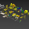 Comprehensive Collection of Various Construction Tools Engineering Equipment and Machinery Models