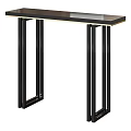 Functional Desk with Black Metal Frame and Sleek Modern Design for Home Office Use