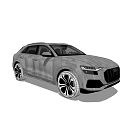 Modern SUV Car With Sleek Body Design Sporty Alloy Wheels And Front Grille