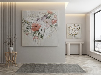 Quiet Decorative Painting 3d model