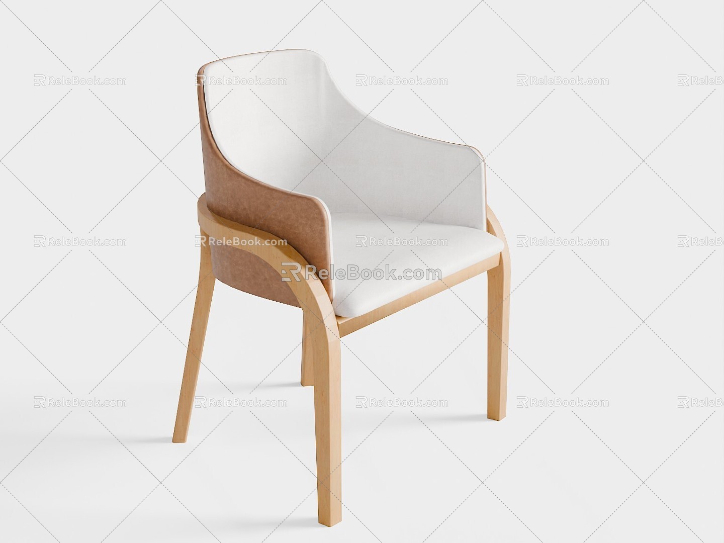 Legffato Dining Chair Armchair 3d model