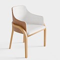 Legffato Dining Chair Armchair 3d model