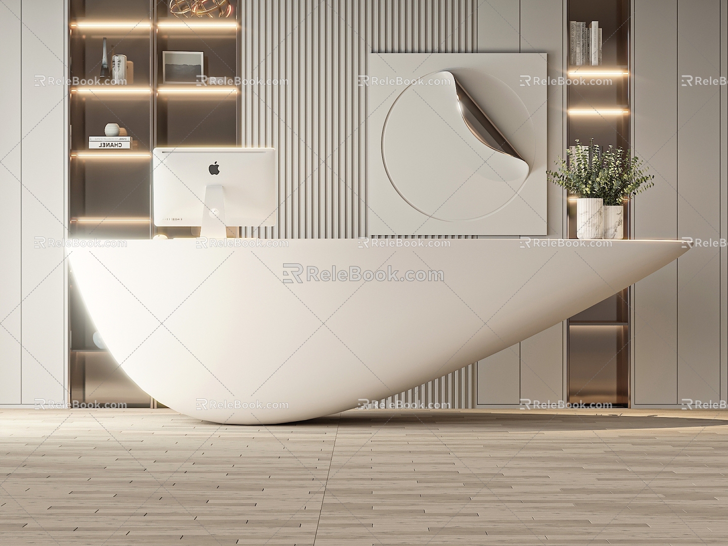 Reception Desk 3d model