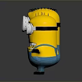 Minions Yellow Animated Characters With Blue Overalls Goggles And Outstretched Arms
