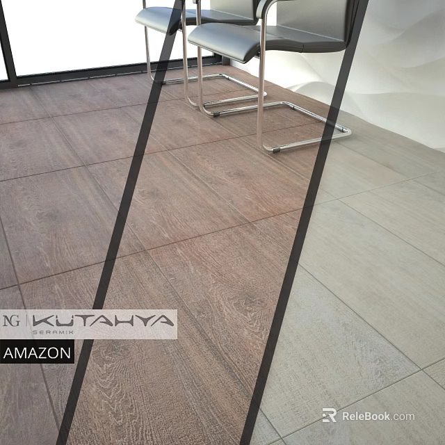 Stylish Modern Kutahya Tile Flooring For Home Interior Design On Amazon 3d model 