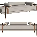 New Chinese Style Sofa Stool 3d model