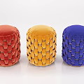 Modern sofa stool 3d model