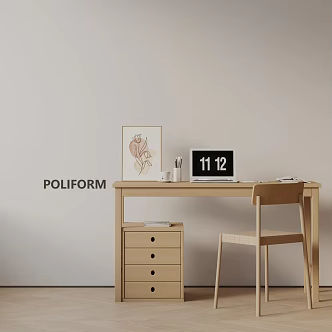 Modern Bookshelf 3d model
