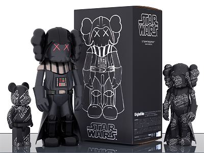 Modern Kaws Toys model