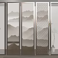 New Chinese Partition 3d model