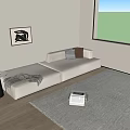 Modern Multiplayer Sofa 3d model
