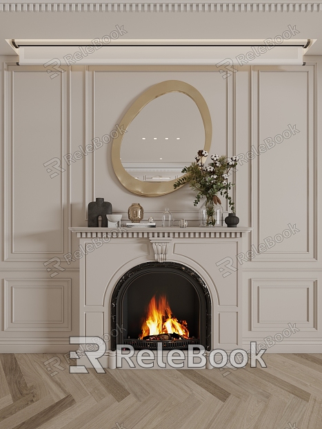 French Fireplace model