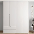 Modern Bedroom Wardrobe Modern to Top Wardrobe Paint Wardrobe 3d model