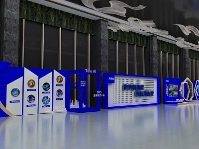 Event Preface Hall Layout Dance Design Stage Design Hotel Corridor Net Celebre Pin Card Music Festival Concert Market Booth Exhibition Board Art Device 3d model