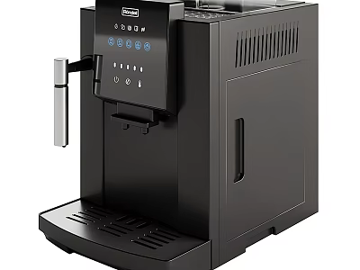 Black Automatic Coffee Machine A Modern Kitchen Appliance For Home Countertop Use 3d model