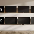 Modern TV Computer Monitor Display LCD TV 3d model