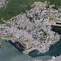 Hong Kong District White Model 3d model