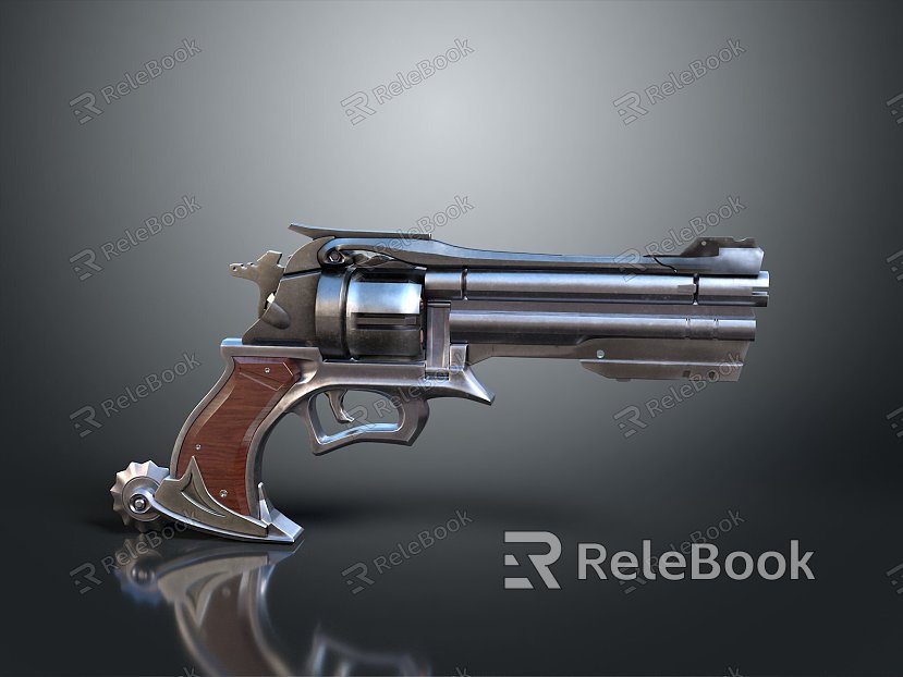 revolver revolver pistol semi-automatic pistol automatic pistol modern weapon hot weapon model