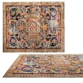 European Classical Carpet Ethnic Style Carpet 3d model