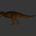 Realistic Tyrannosaurus Rex Dinosaur 3D Model With Detailed Skin And Sharp Teeth