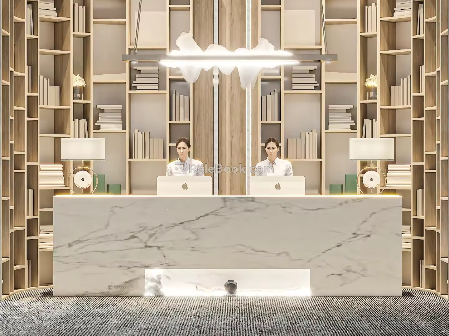 Front Desk 3d model