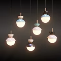 Stylish Pendant Lights With Various Colors And Modern Designs Hanging Illuminated