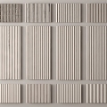 Wall Panel Great Wall Panel Grille Panel Wall Panel Wood veneer Line Background Wall Wave Board 3d model