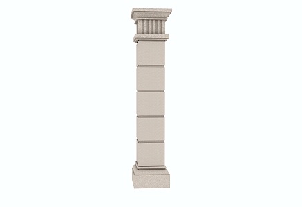 Jane European Roman Column Roman Column Component 3d model