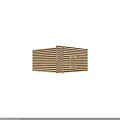 Natural Wooden Log Wall Structure With Smooth Rounded Logs For Cabin