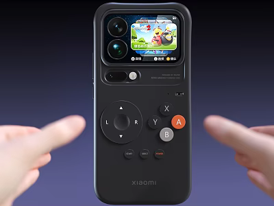 X BOMI Handheld Digital Device With Multiple Cameras Game Screen And Control Buttons 3d model