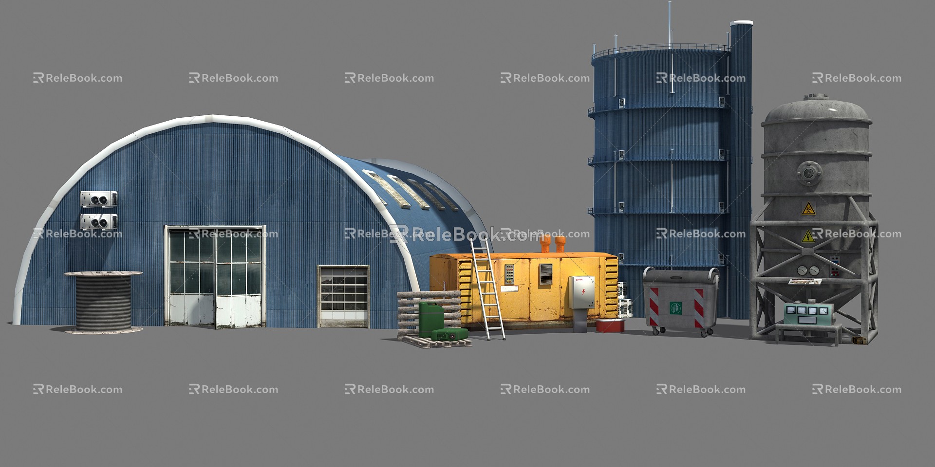 INDUSTRIAL LOFT PLANT EQUIPMENT model