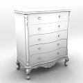 Vintage Wooden Chest of Drawers with Carved Legs and Ornate Design Details