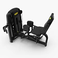 Black Heavy Duty Gym Fitness Leg Press Machine With Padded Seat For Strength Training