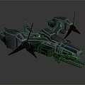 Modern fighter sci-fighter next-generation fighter sci-fighter 3d model