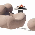 Single Sofa Lazy Sofa 3d model
