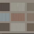 Decorative Wall Panels with Multiple Colors and Vertical Striped Texture for Home Interior Decoration