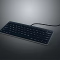 Compact Wired Keyboard With Sleek Modern Design As Electronic Device Accessory