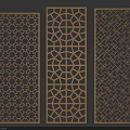 Carved Lattice Windows With Various Decorative Patterns For Interior Design