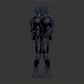 Modern Robot Warrior Robocop 3d model