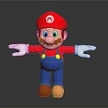 Mario Plush Toy With Red Hat Blue Overalls White Gloves And Outstretched Arms