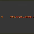 Red And Orange Small Fruits Scattered On Black Background With Sliced Ones Showing Seeds